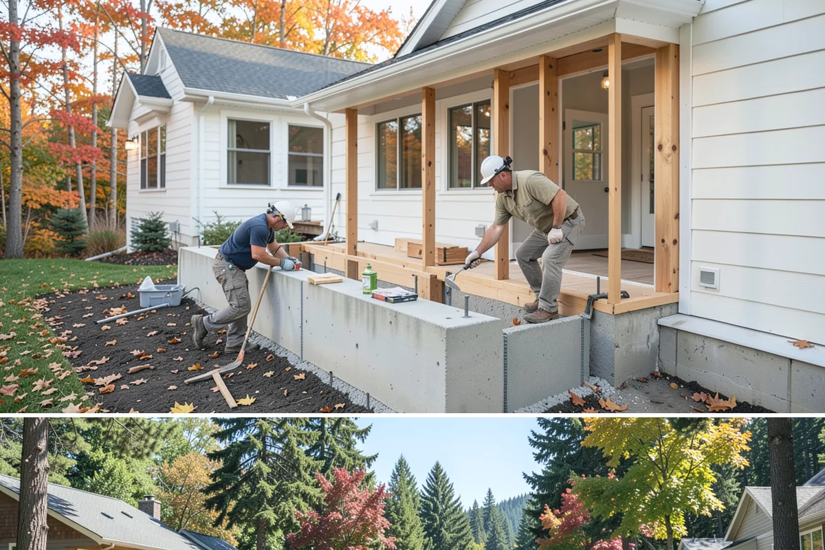 Insulation Upgrade in Orting, Pierce County, WA - Fall is a popular time so homes are ready to hold heat through winter, but work proceeds year-round.