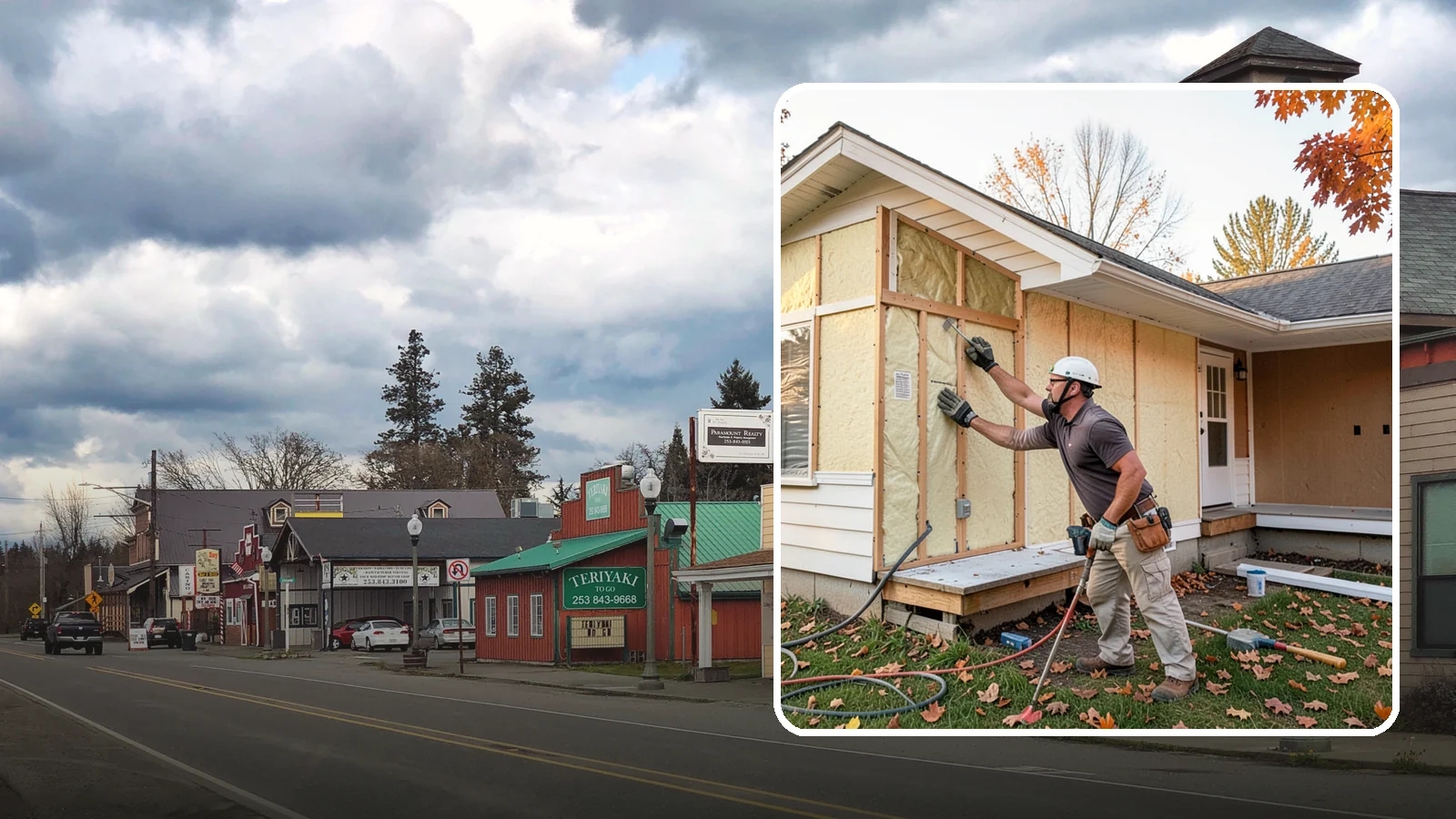 Insulation Upgrade in Roy, Pierce County, WA - Insulation upgrades that bring older Western Washington homes up to modern comfort and efficiency.