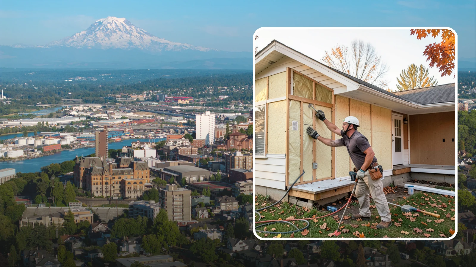 Insulation Upgrade in Tacoma, Pierce County, WA - Insulation upgrades that bring older Western Washington homes up to modern comfort and efficiency.