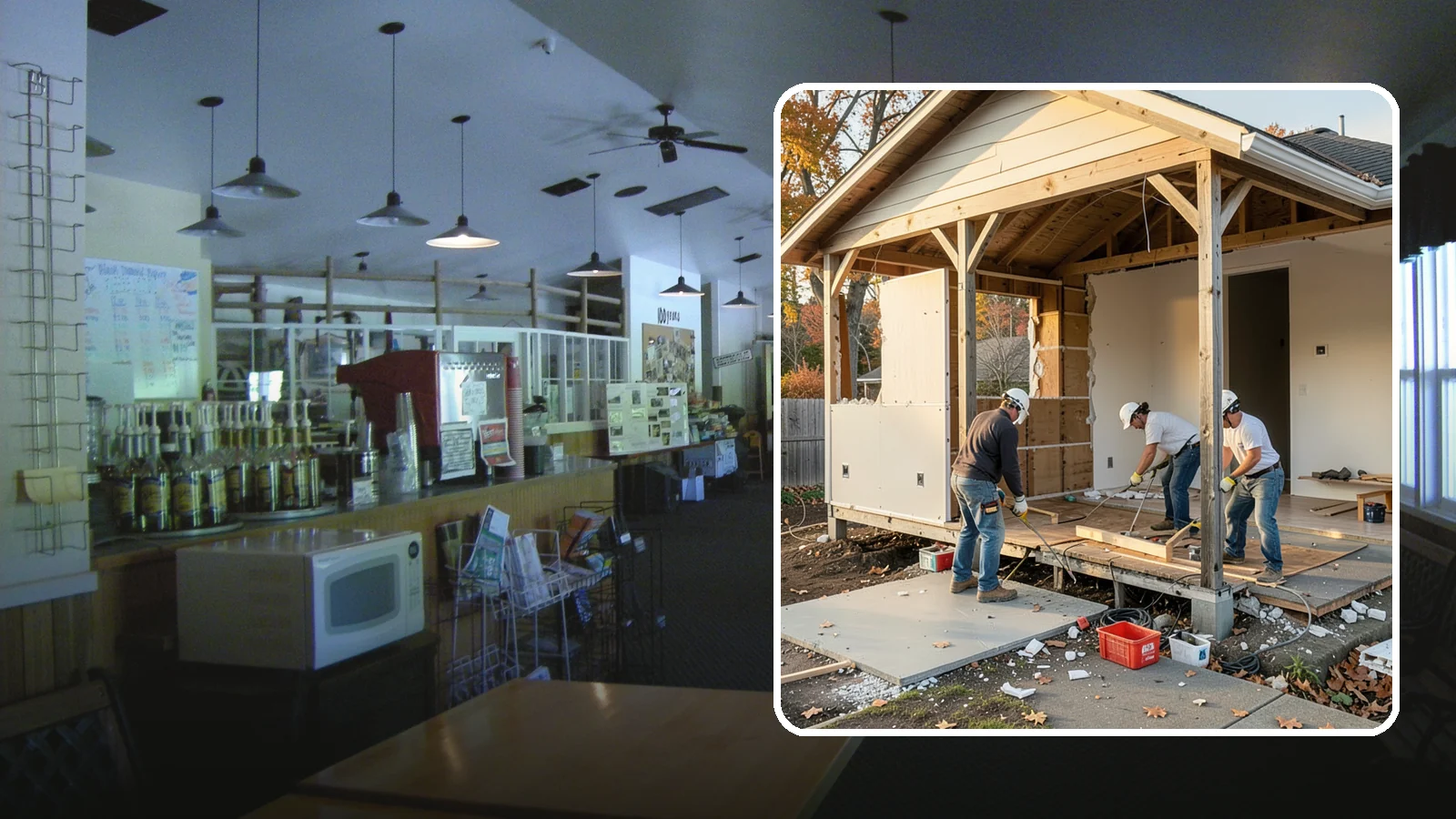 Interior Demolition in Black Diamond, King County, WA - Careful, controlled removal of interior finishes and structures to prepare a space for remodeling.