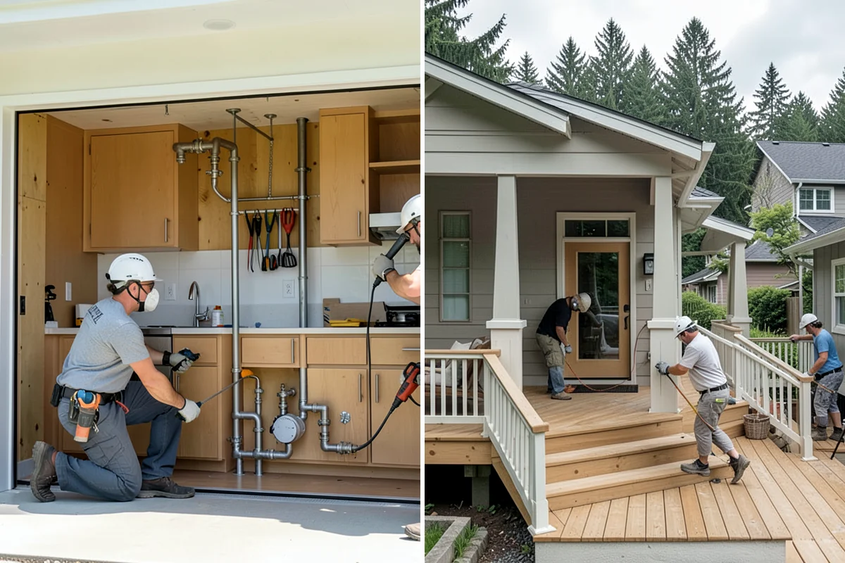 Interior Demolition in Clyde Hill, King County, WA - Mark utilities and structural elements