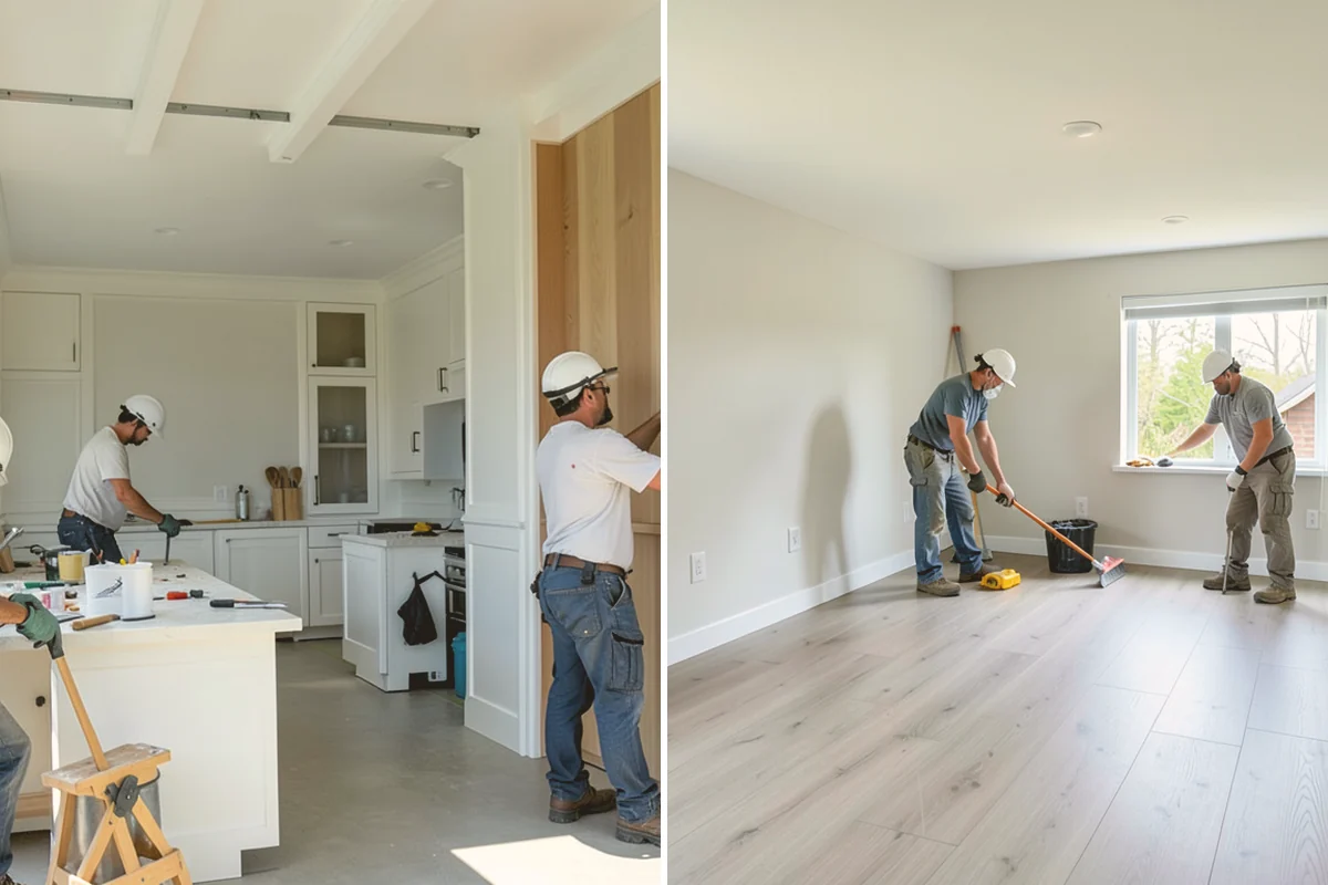 Interior Demolition in Eatonville, Pierce County, WA - Mark utilities and structural elements