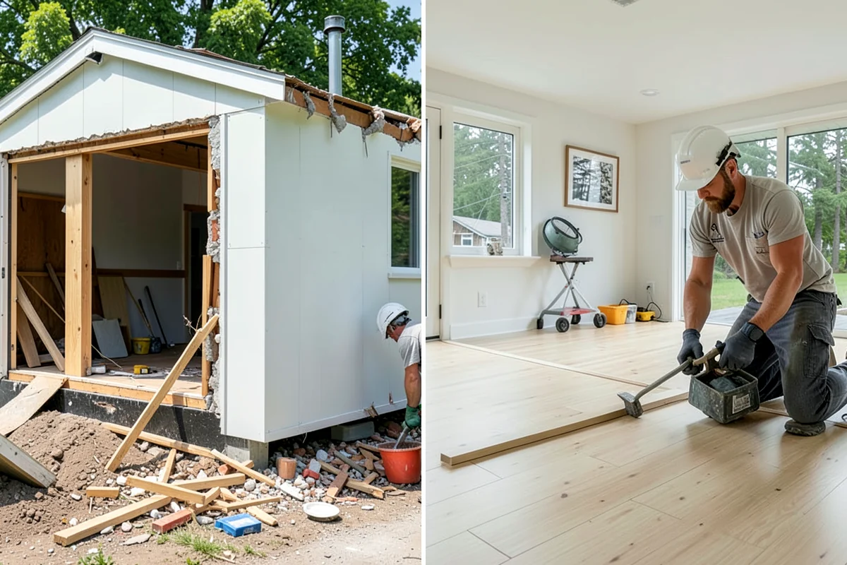Interior Demolition in Gig Harbor, Pierce County, WA - Mark utilities and structural elements