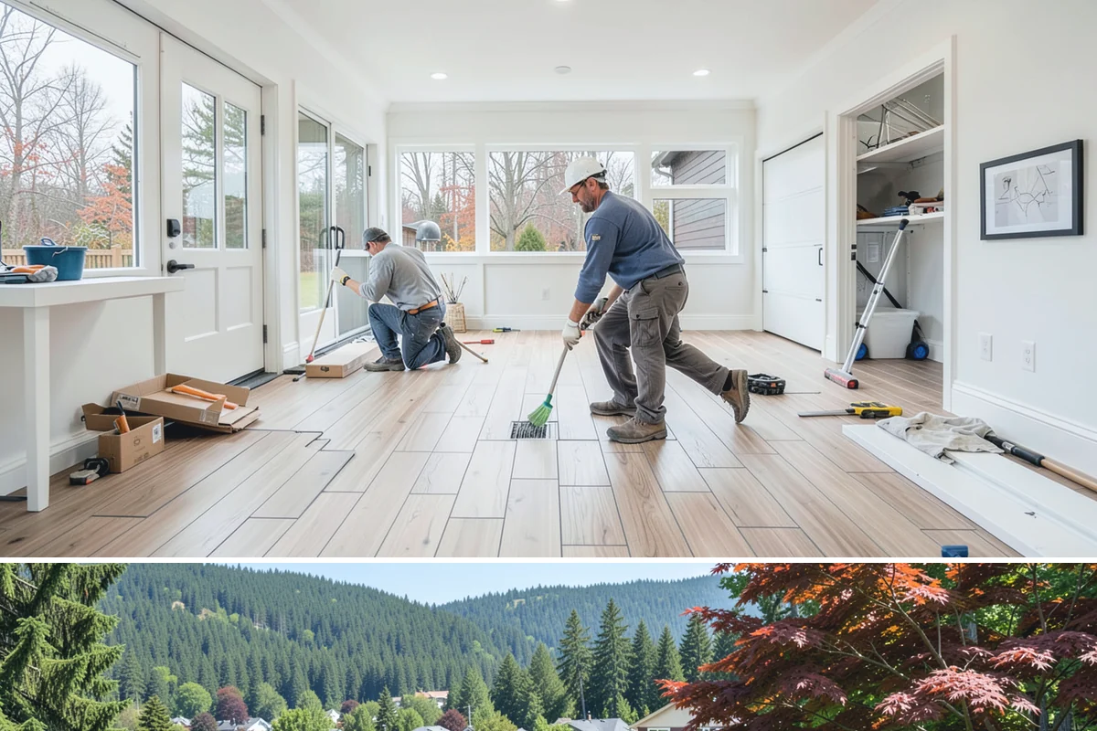 Interior Demolition in Index, Snohomish County, WA - Demolition can happen any month, and scheduling it early in a dry stretch gives the following trades a clean, open start.