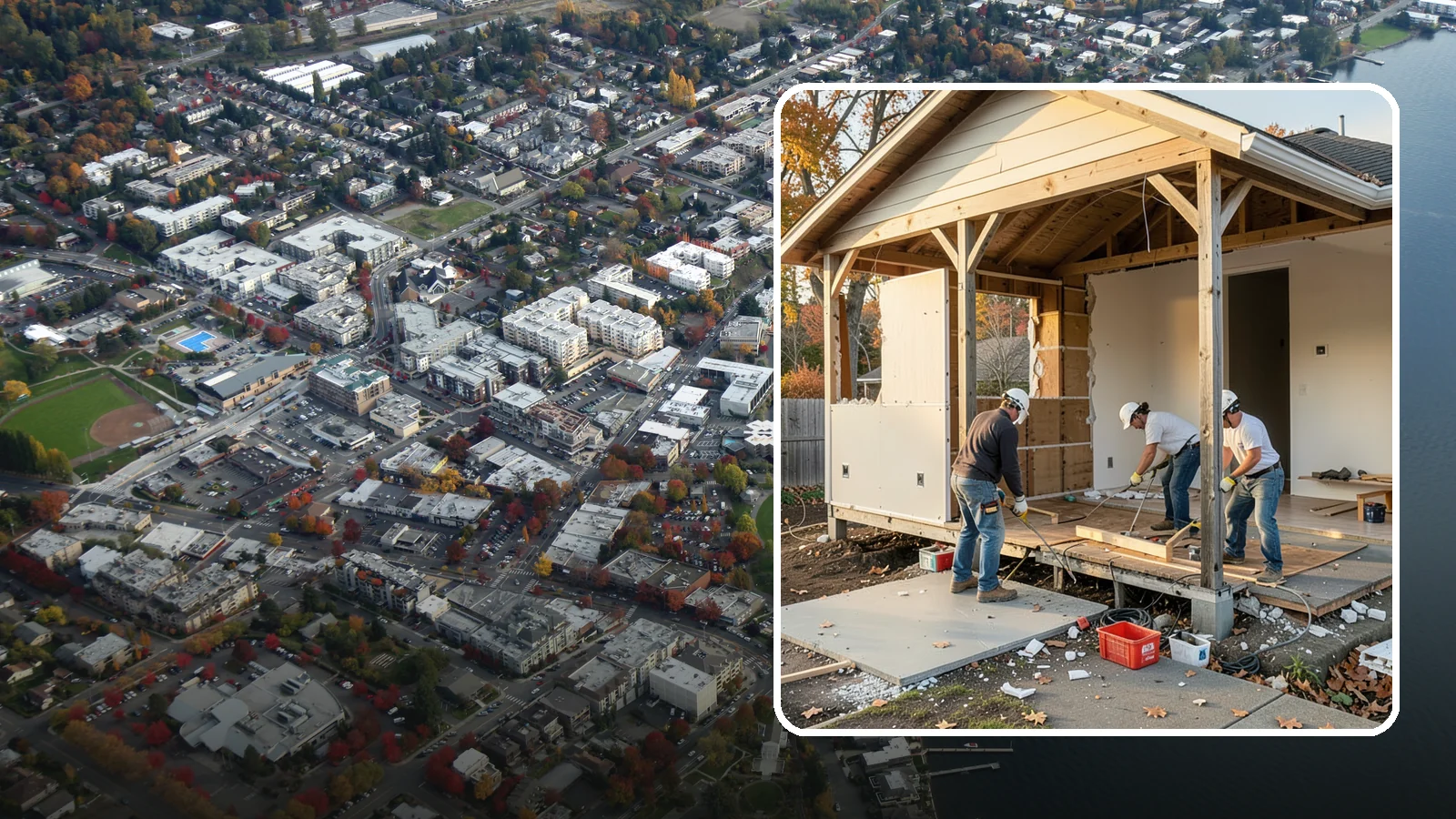 Interior Demolition in Kirkland, King County, WA - Careful, controlled removal of interior finishes and structures to prepare a space for remodeling.