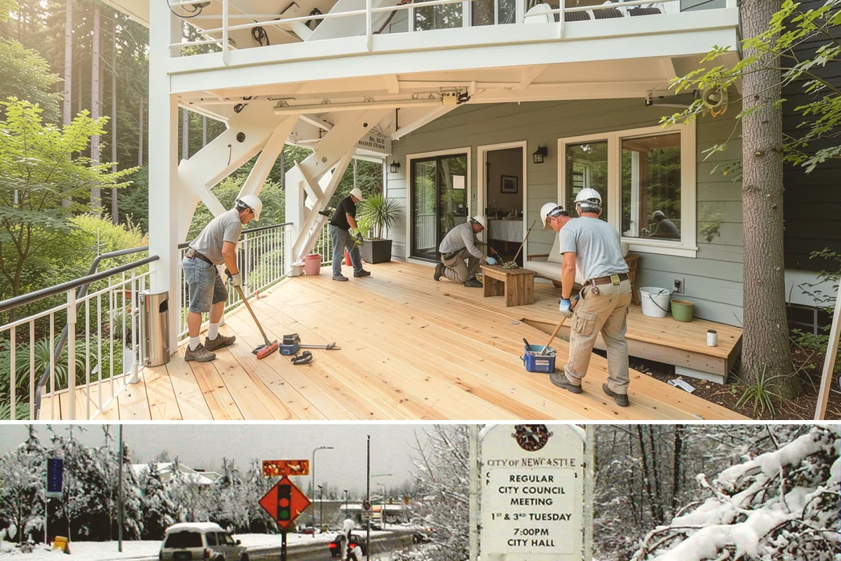 Interior Demolition in Newcastle, King County, WA - Demolition can happen any month, and scheduling it early in a dry stretch gives the following trades a clean, open start.