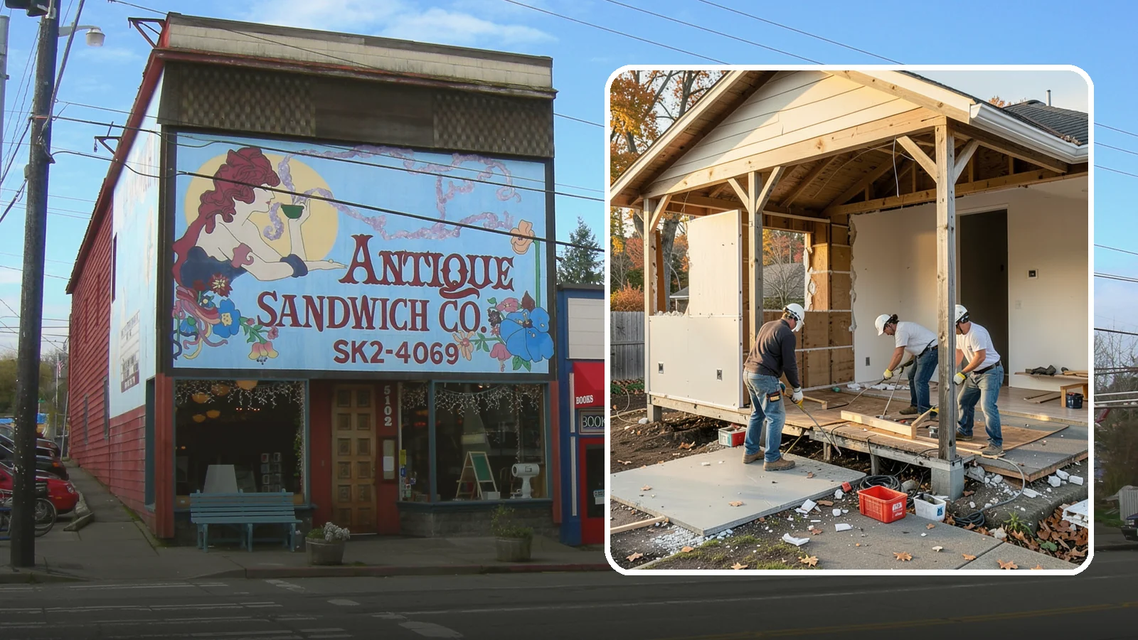 Interior Demolition in Ruston, Pierce County, WA - Careful, controlled removal of interior finishes and structures to prepare a space for remodeling.