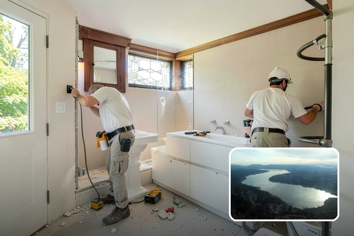 Interior Demolition in Sammamish, King County, WA - Clears space safely for the next phase