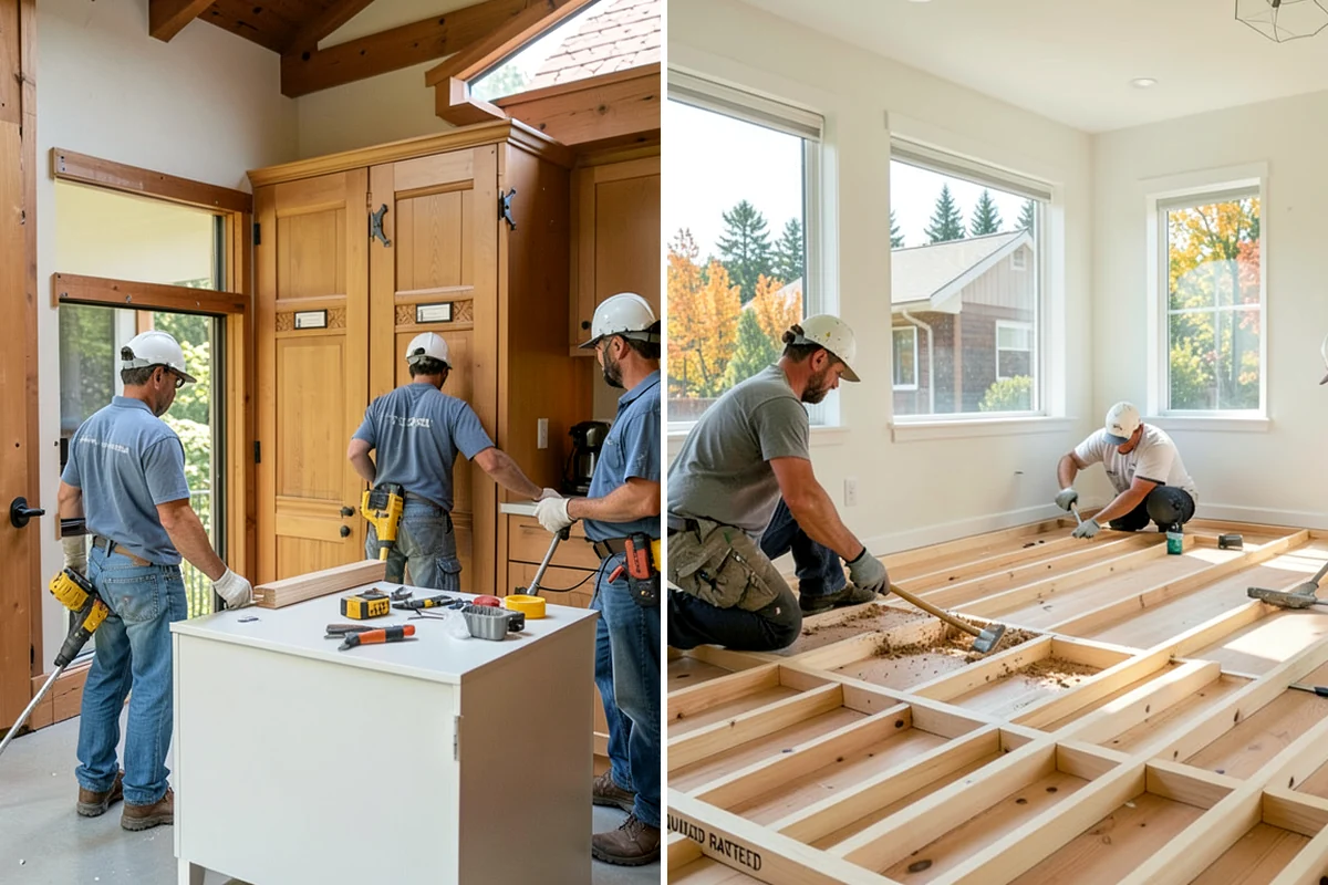 Interior Demolition in Shoreline, King County, WA - Mark utilities and structural elements