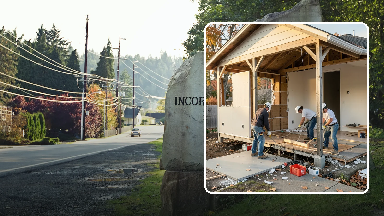 Interior Demolition in Wilkeson, Pierce County, WA - Careful, controlled removal of interior finishes and structures to prepare a space for remodeling.