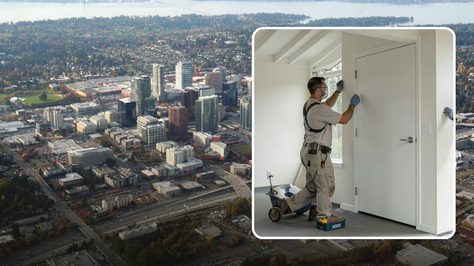 Interior Door Installation in Bellevue, King County, WA - Interior doors installed cleanly for privacy, sound control, and a polished finished look throughout your home.