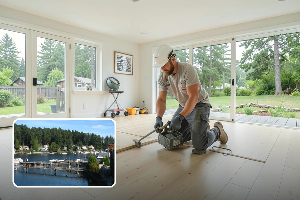 Interior Door Installation in Gig Harbor, Pierce County, WA - Added privacy and sound separation between rooms
