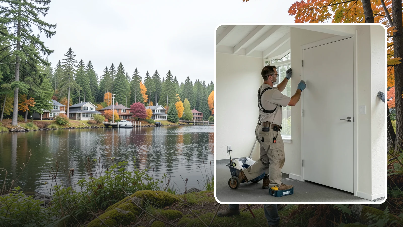 Interior Door Installation in La Conner, Skagit County, WA - Interior doors installed cleanly for privacy, sound control, and a polished finished look throughout your home.