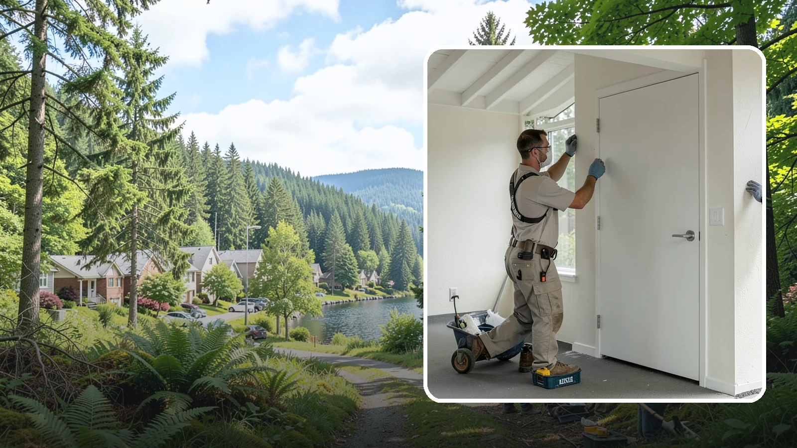 Interior Door Installation in Lake Forest Park, King County, WA - Interior doors installed cleanly for privacy, sound control, and a polished finished look throughout your home.