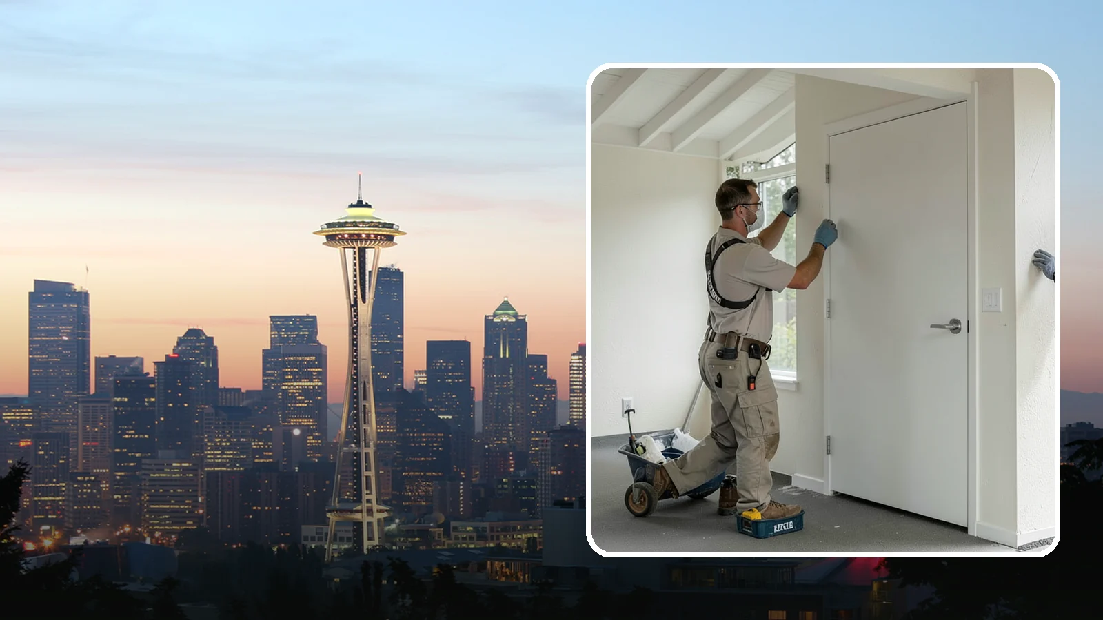 Interior Door Installation in Seattle, King County, WA - Interior doors installed cleanly for privacy, sound control, and a polished finished look throughout your home.