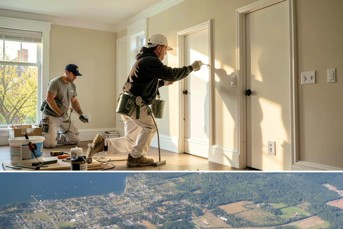 Interior Door Replacement in Coupeville, Island County, WA - This is an indoor project that fits any season without weather concerns.