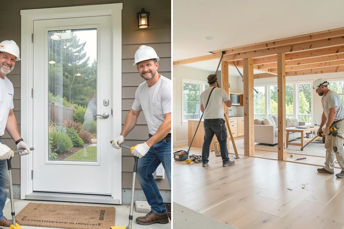 Interior Door Replacement in Edgewood, Pierce County, WA - Remove existing doors and evaluate the condition of each jamb