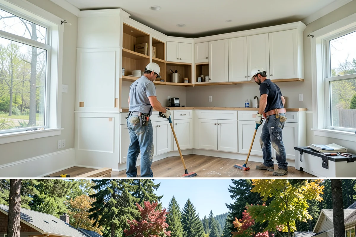 Interior Door Replacement in Orting, Pierce County, WA - This is an indoor project that fits any season without weather concerns.