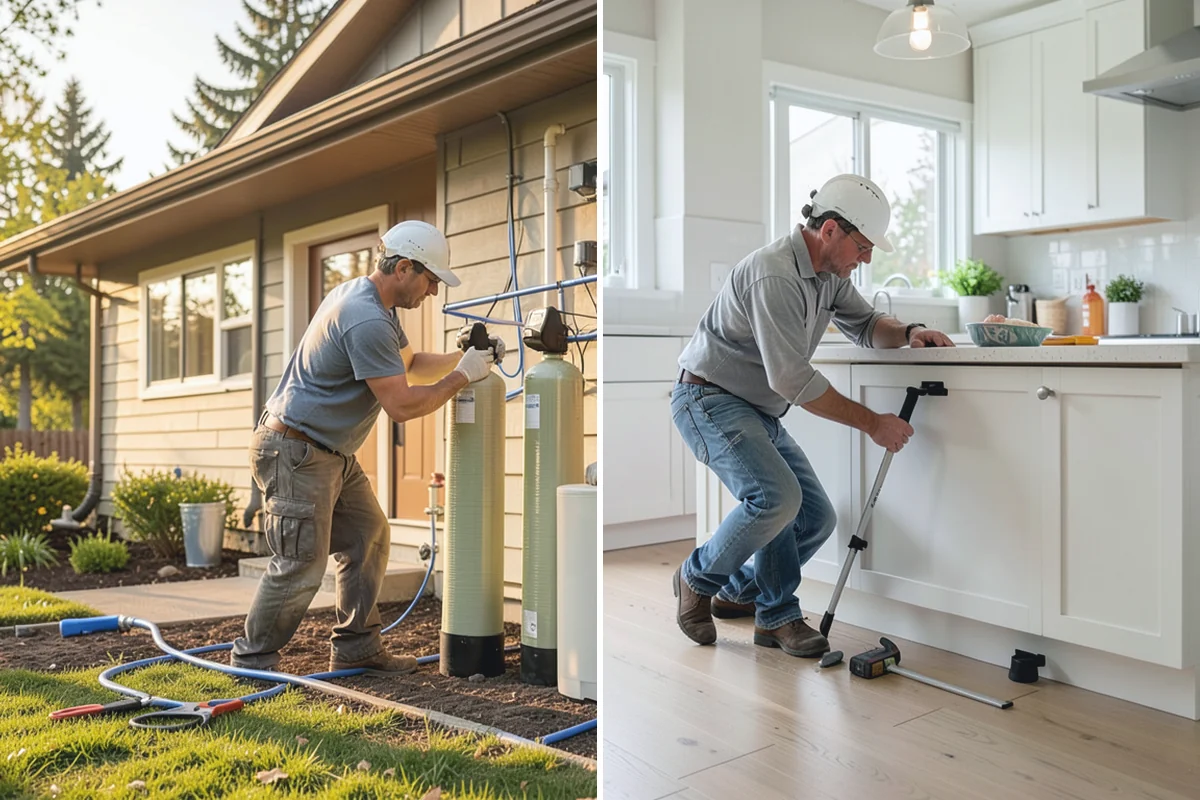 Interior Drainage System in Auburn, King County, WA - Map water entry and mark the drain path around the perimeter