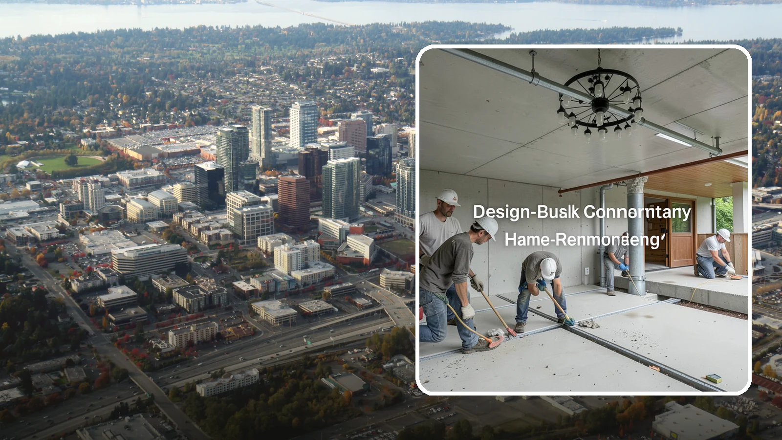 Interior Drainage System in Bellevue, King County, WA - Installing a subfloor drain channel and sump collection loop inside the basement to capture and remove water that gets in.