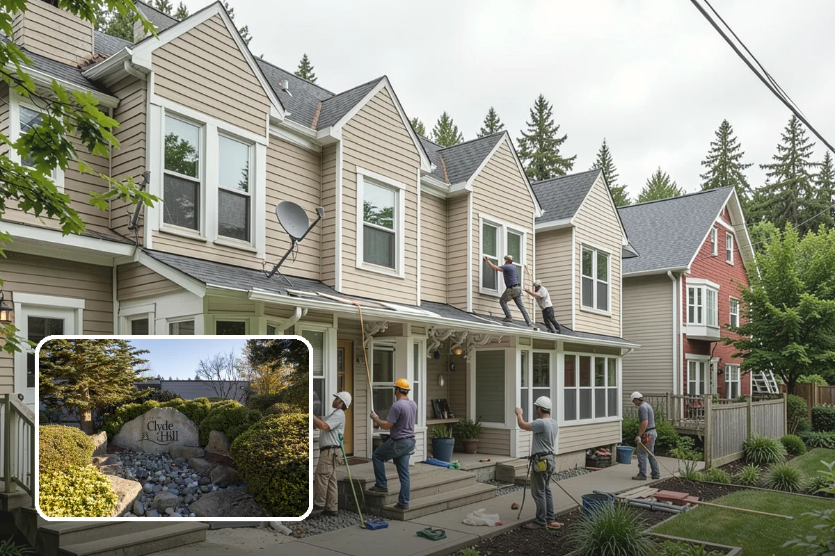 Interior Drainage System in Clyde Hill, King County, WA - Captures water from walls and the floor-to-wall joint