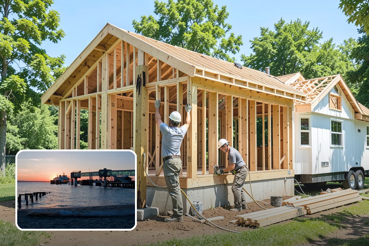 Interior Drainage System in Edmonds, Snohomish County, WA - Captures water from walls and the floor-to-wall joint