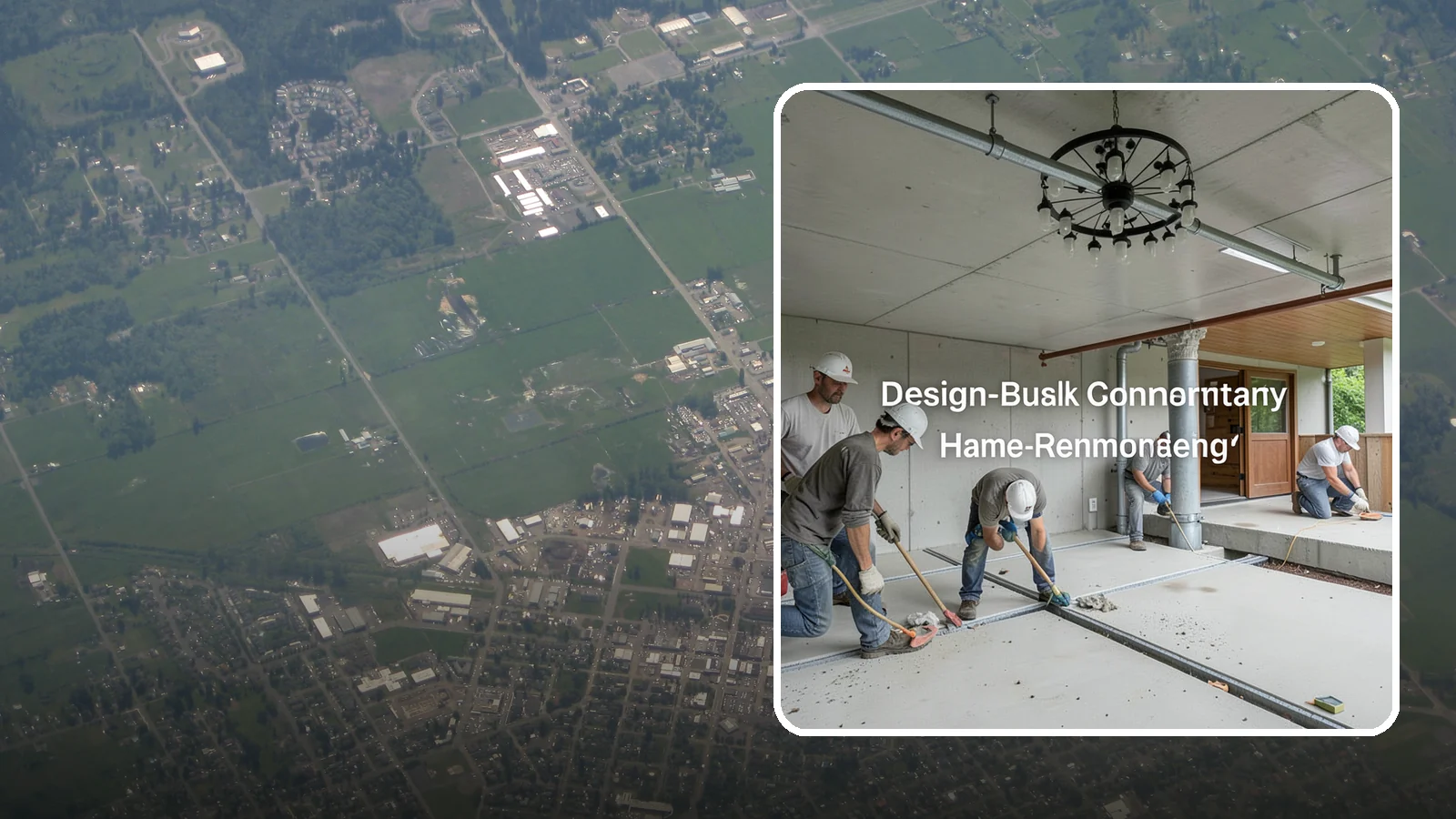 Interior Drainage System in Enumclaw, King County, WA - Installing a subfloor drain channel and sump collection loop inside the basement to capture and remove water that gets in.