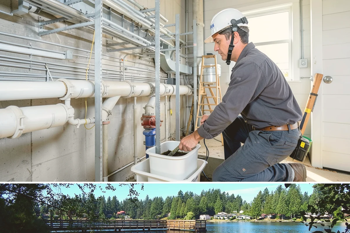 Interior Drainage System in Federal Way, King County, WA - Interior drainage can be installed in any weather, making winter, when leaks reveal themselves, a practical time to act.
