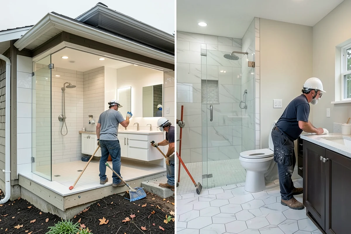 Interior Drainage System in Gig Harbor, Pierce County, WA - Map water entry and mark the drain path around the perimeter