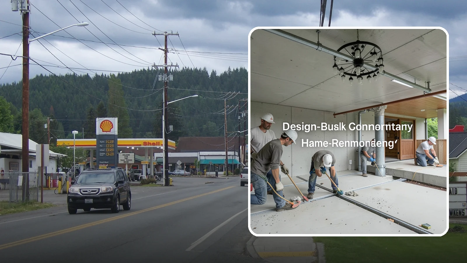 Interior Drainage System in Granite Falls, Snohomish County, WA - Installing a subfloor drain channel and sump collection loop inside the basement to capture and remove water that gets in.