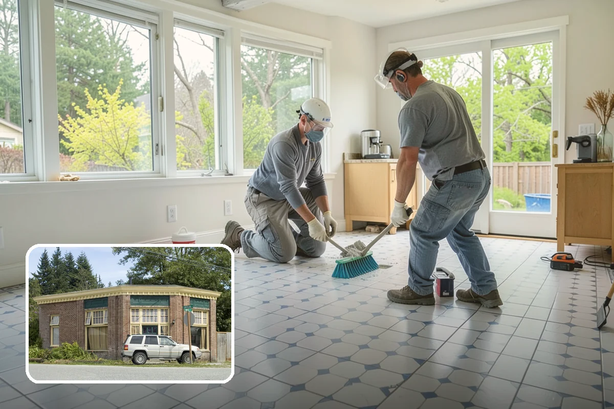 Interior Drainage System in Hamilton, Skagit County, WA - Captures water from walls and the floor-to-wall joint