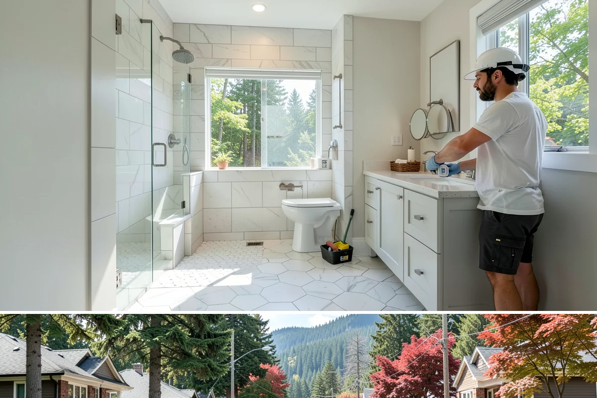 Interior Drainage System in Hunts Point, King County, WA - Interior drainage can be installed in any weather, making winter, when leaks reveal themselves, a practical time to act.