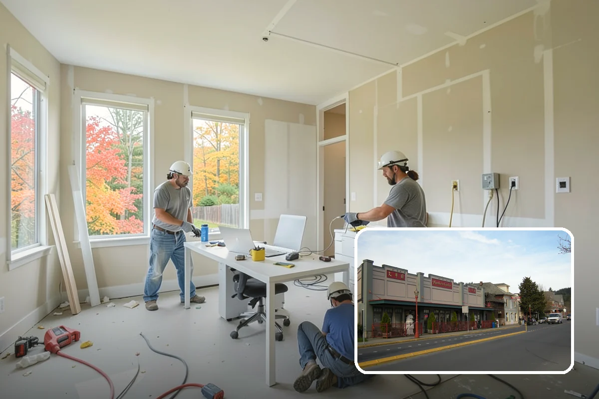 Interior Drainage System in Issaquah, King County, WA - Captures water from walls and the floor-to-wall joint