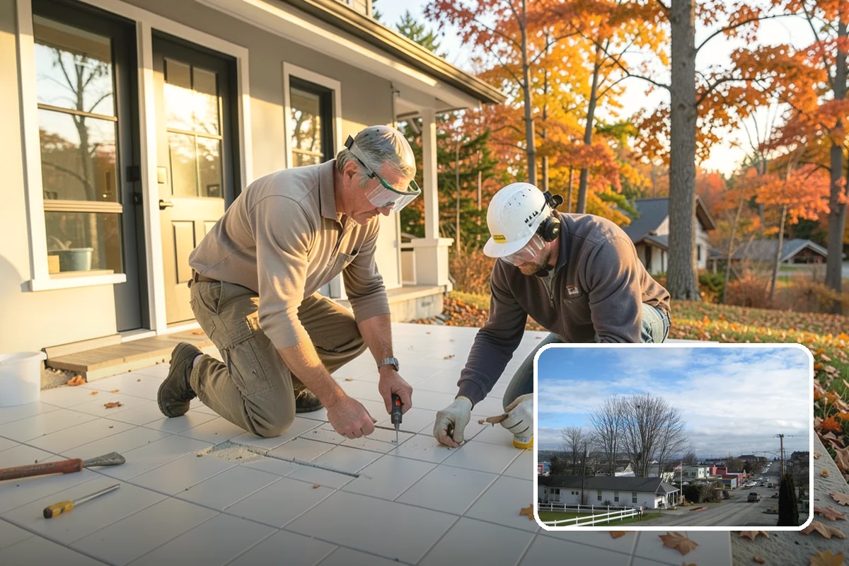 Interior Drainage System in Langley, Island County, WA - Captures water from walls and the floor-to-wall joint