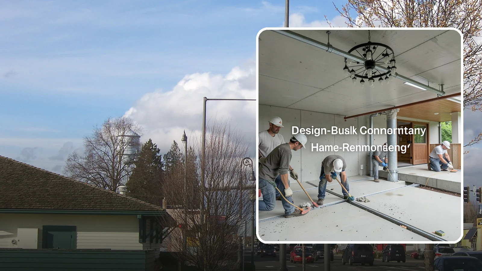 Interior Drainage System in Marysville, Snohomish County, WA - Installing a subfloor drain channel and sump collection loop inside the basement to capture and remove water that gets in.