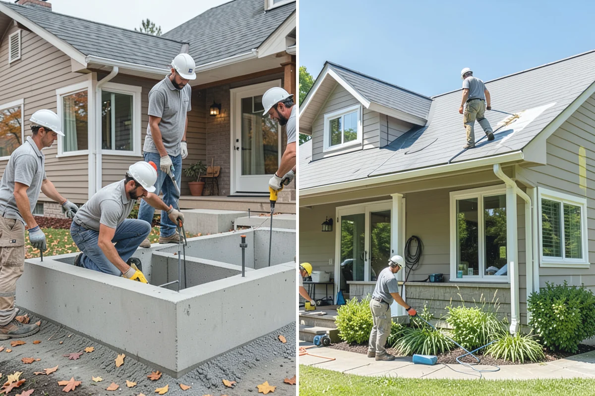 Interior Drainage System in Medina, King County, WA - Map water entry and mark the drain path around the perimeter