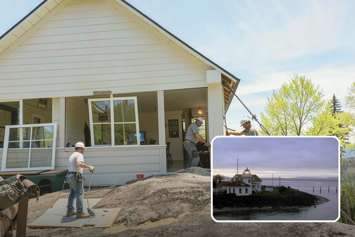 Interior Drainage System in Mukilteo, Snohomish County, WA - Captures water from walls and the floor-to-wall joint
