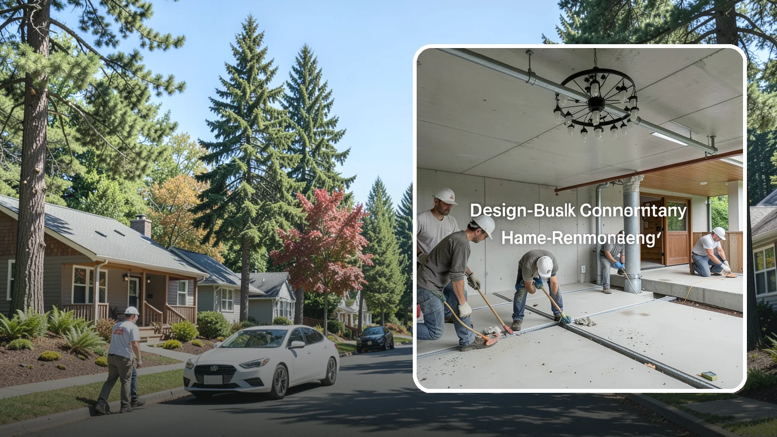 Interior Drainage System in Orting, Pierce County, WA - Installing a subfloor drain channel and sump collection loop inside the basement to capture and remove water that gets in.
