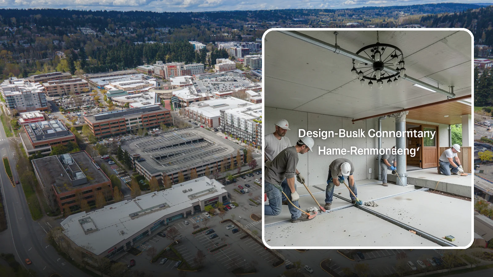 Interior Drainage System in Redmond, King County, WA - Installing a subfloor drain channel and sump collection loop inside the basement to capture and remove water that gets in.