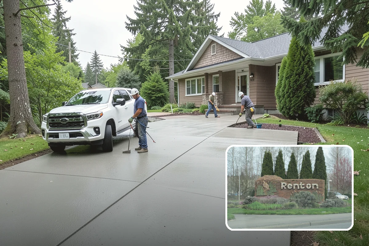 Interior Drainage System in Renton, King County, WA - Captures water from walls and the floor-to-wall joint