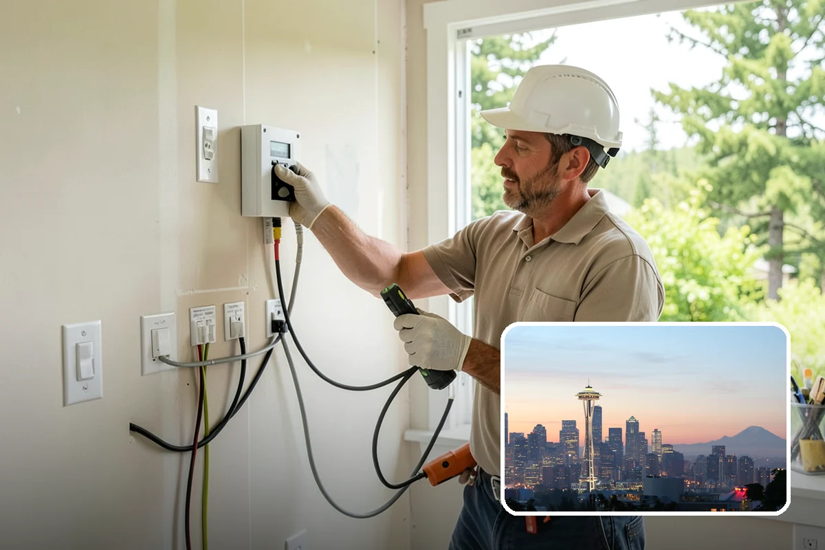 Interior Drainage System in Seattle, King County, WA - Captures water from walls and the floor-to-wall joint