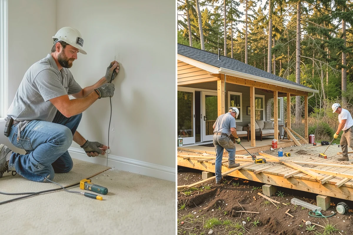Interior Drainage System in Stanwood, Snohomish County, WA - Map water entry and mark the drain path around the perimeter