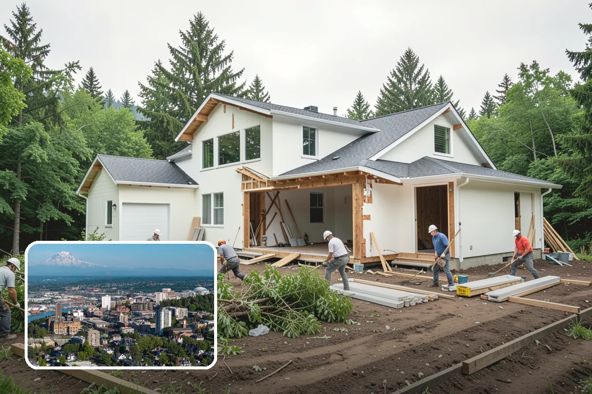 Interior Drainage System in Tacoma, Pierce County, WA - Captures water from walls and the floor-to-wall joint