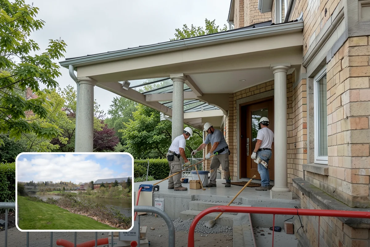 Interior Drainage System in Tukwila, King County, WA - Captures water from walls and the floor-to-wall joint