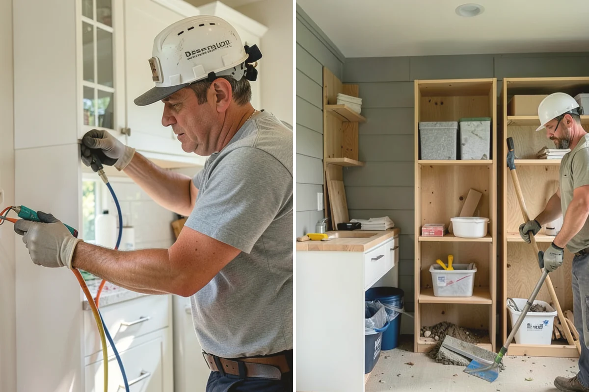 Interior Framing in Anacortes, Skagit County, WA - Chalk partition lines and confirm the layout with you