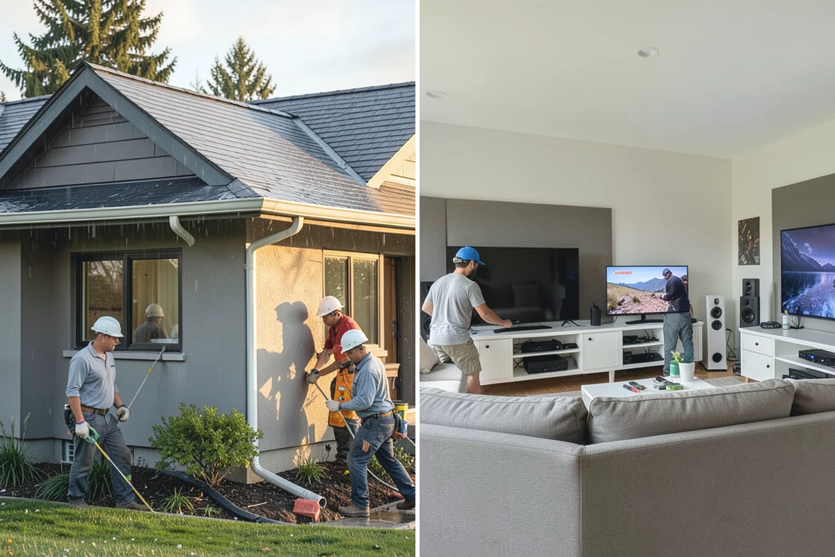 Interior Framing in Auburn, King County, WA - Chalk partition lines and confirm the layout with you