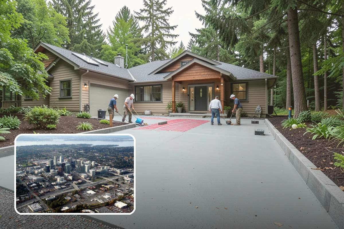Interior Framing in Bellevue, King County, WA - Rooms and closets laid out precisely to your plan