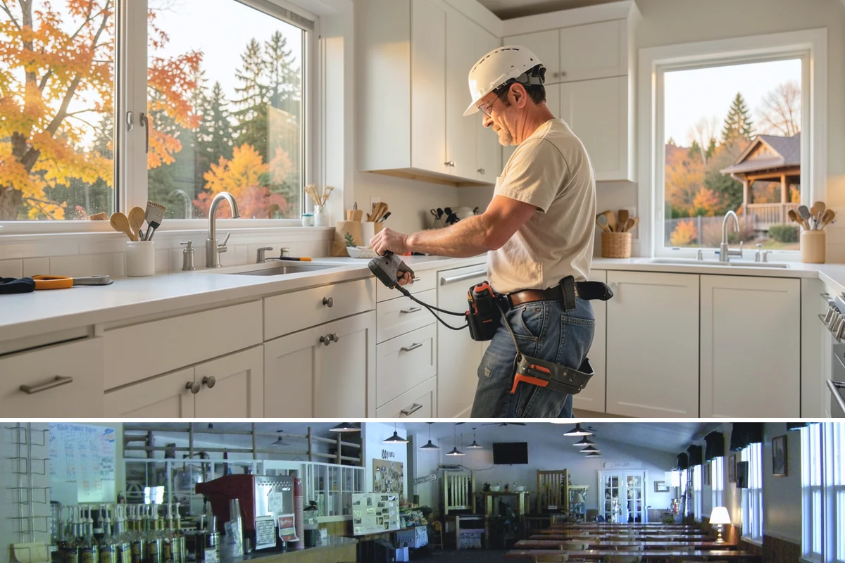 Interior Framing in Black Diamond, King County, WA - Interior framing runs comfortably year-round since the work stays inside the weather envelope regardless of Puget Sound...