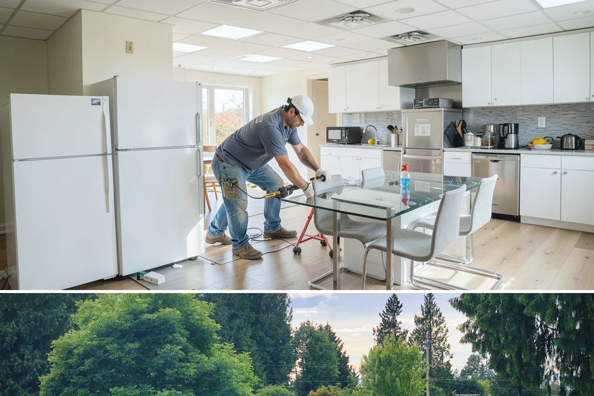 Interior Framing in Bonney Lake, Pierce County, WA - Interior framing runs comfortably year-round since the work stays inside the weather envelope regardless of Puget Sound...