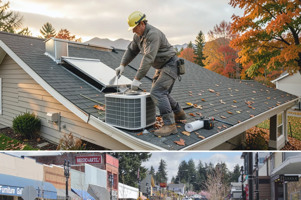 Interior Framing in Bothell, King County, WA - Interior framing runs comfortably year-round since the work stays inside the weather envelope regardless of Puget Sound...